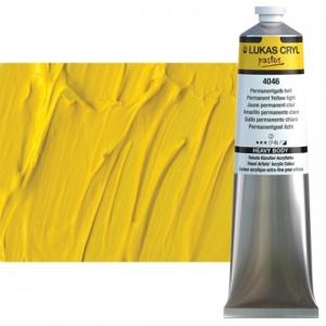 Acrylique  LUKAS Pastos 200ml JAUNE PERMANENT CLAIR