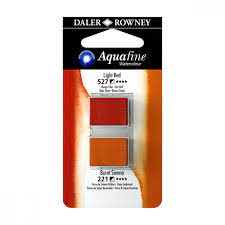 Sets de Peinture Aquarelle Aquafine 2 demi-godets