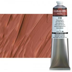 Acrylique  LUKAS Pastos 200ml BRUN OXIDE DE FER